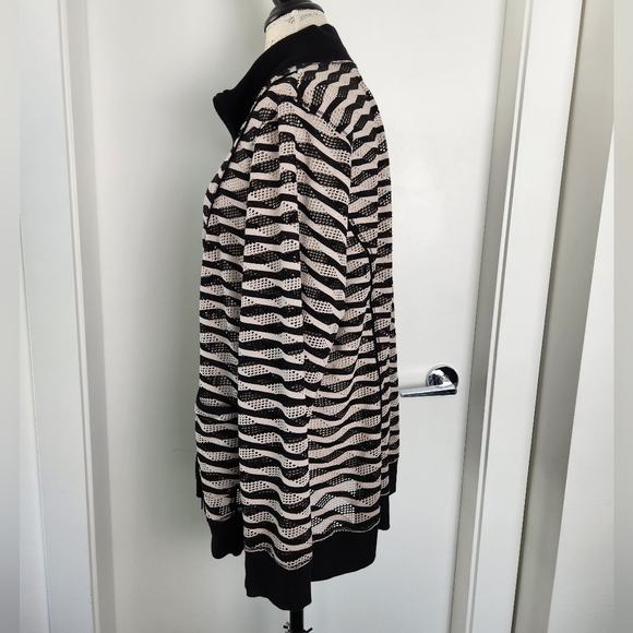 Zipup Striped Sport Jacket - Picture 5 of 13